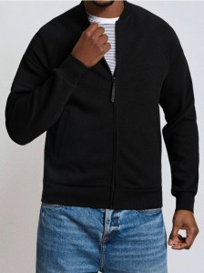 Bluza bomber - czarny