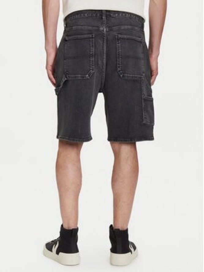 Gap Szorty jeansowe 767488 Czarny Relaxed Fit