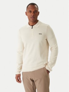 BOSS Sweter Ever-X 50551688 Écru Regular Fit