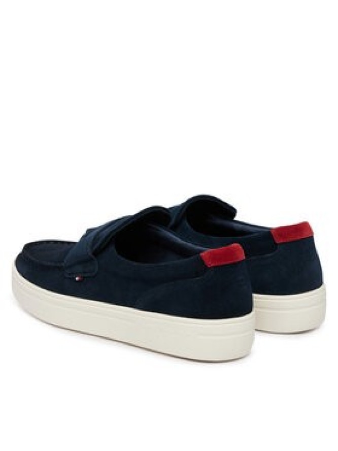 Tommy Hilfiger Półbuty Modern Light Hybrid Suede Loafer FM0FM05786 Granatowy