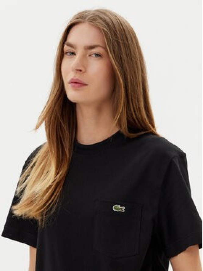 Lacoste T-Shirt TH2827 Czarny Regular Fit