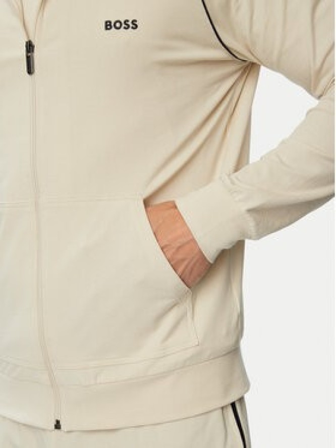 BOSS Bluza Mix&Match 50515313 Kremowy Regular Fit