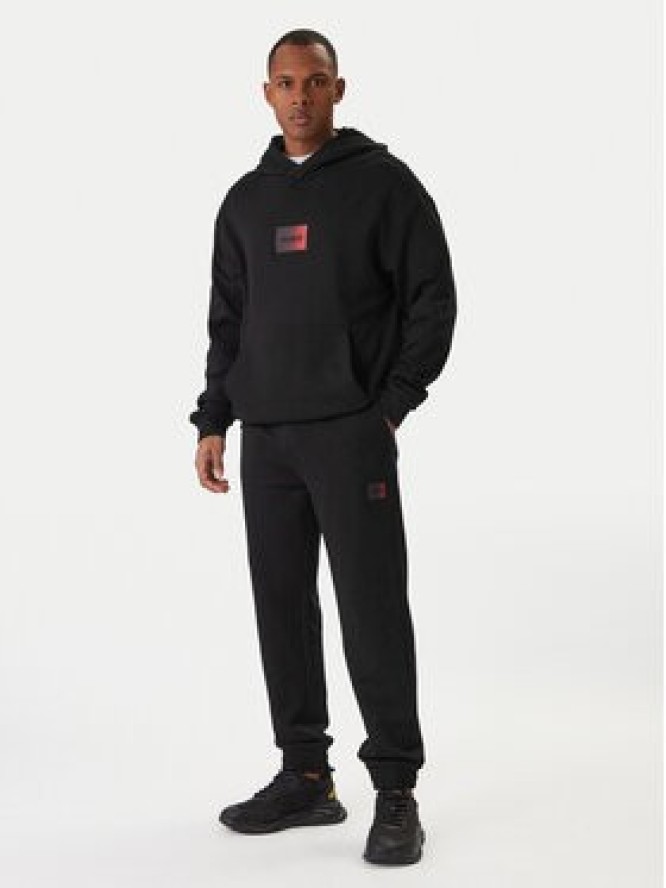 HUGO Spodnie dresowe Danopan 50553146 Czarny Relaxed Fit