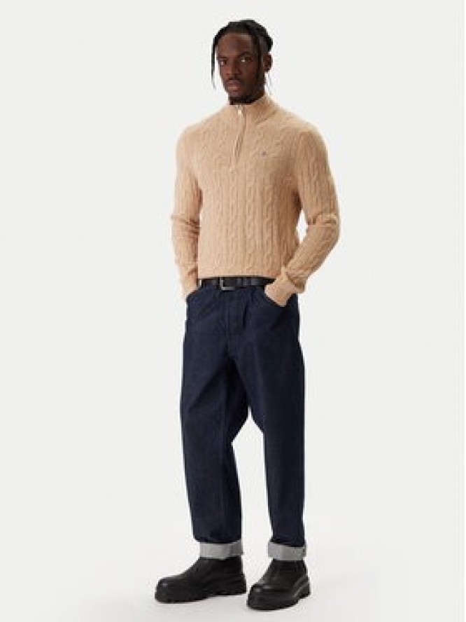 Gant Sweter 8050260 Beżowy Regular Fit