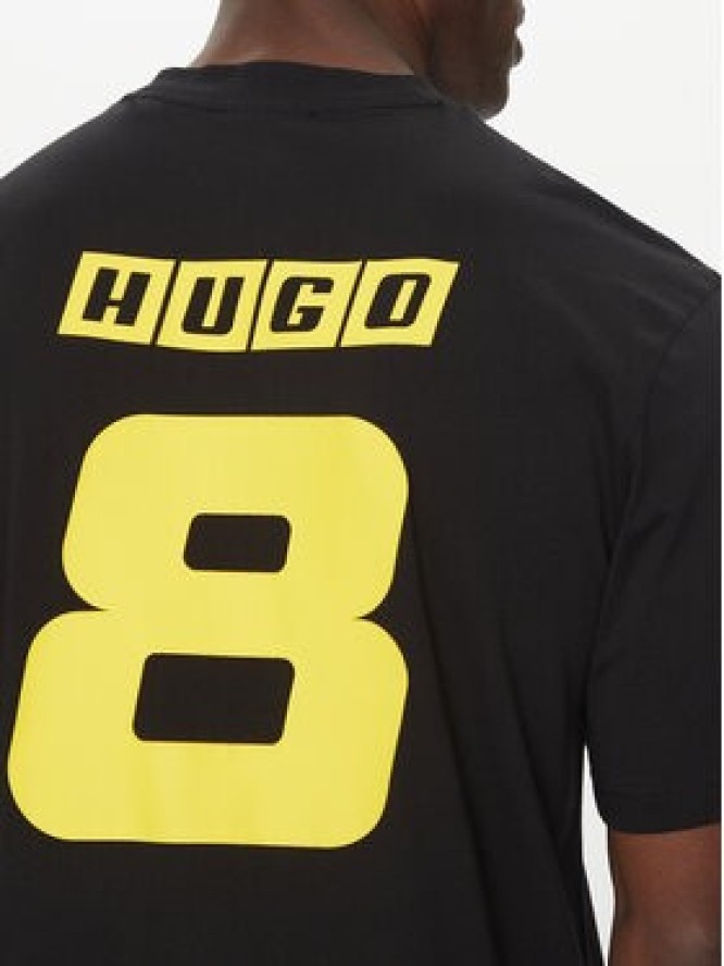 HUGO T-Shirt Nebulop 50541252 Czarny Regular Fit