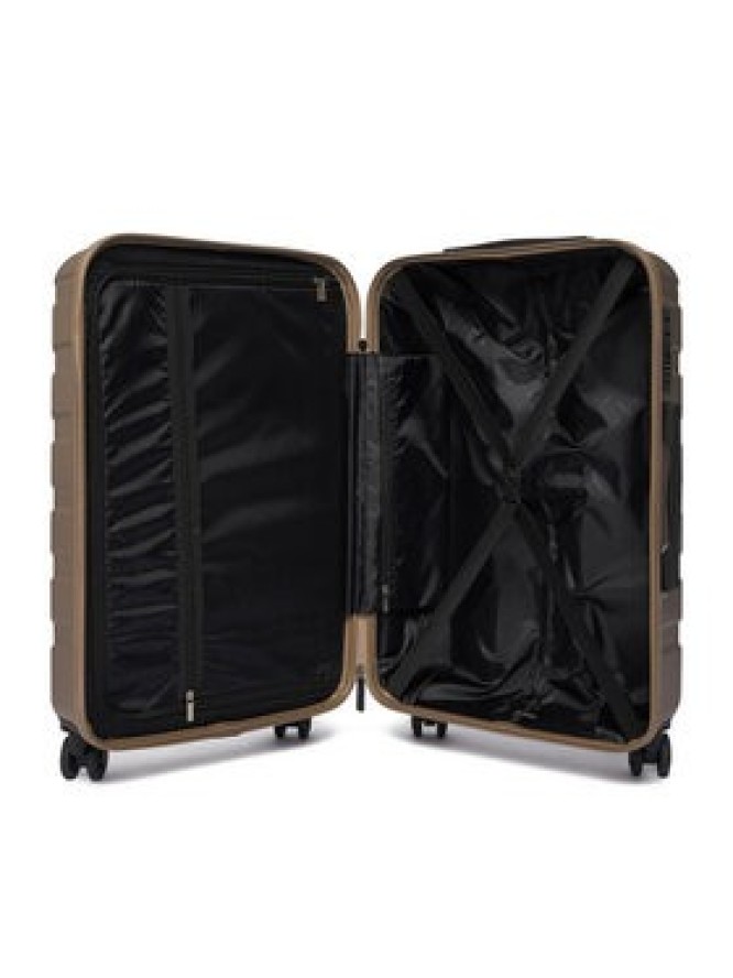 GINO ROSSI Walizka średnia C-GIN-M-002-05-GOLD Złoty