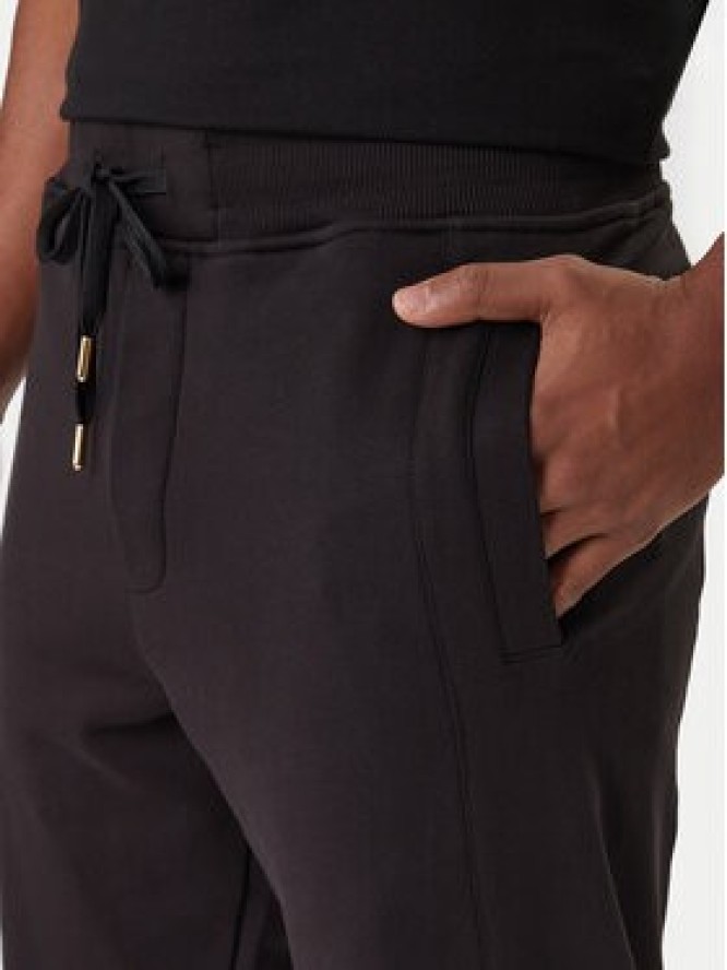 Versace Jeans Couture Spodnie dresowe 80GAAT00 CF01T Czarny Regular Fit