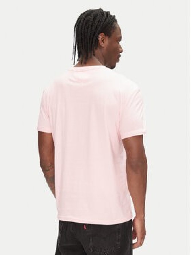 Tommy Jeans T-Shirt Linear Logo DM0DM20744 Różowy Regular Fit