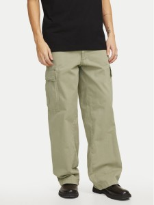 Jack & Jones Spodnie materiałowe Bill 12269379 Beżowy Wide Leg