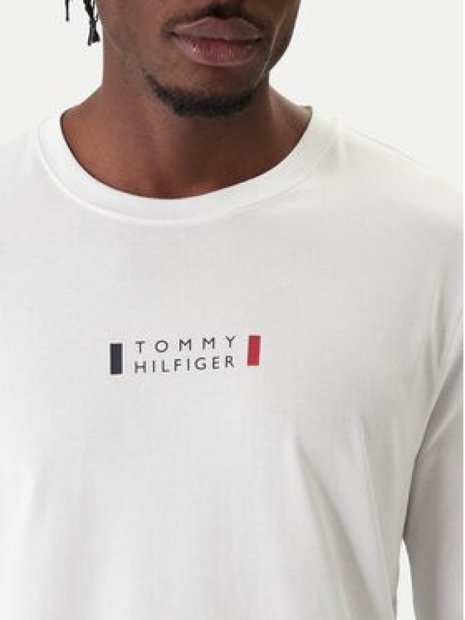 Tommy Hilfiger Longsleeve Brand Love MW0MW41454 Biały Regular Fit