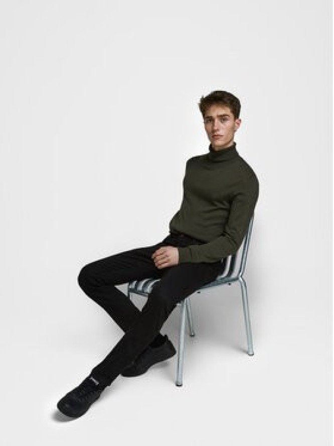 Jack & Jones Jeansy Glenn Felix 12113450 Czarny Slim Fit