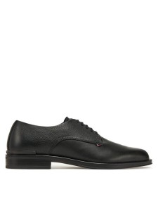 Tommy Hilfiger Półbuty Core Hilfiger Leather Shoe FM0FM05375 Czarny