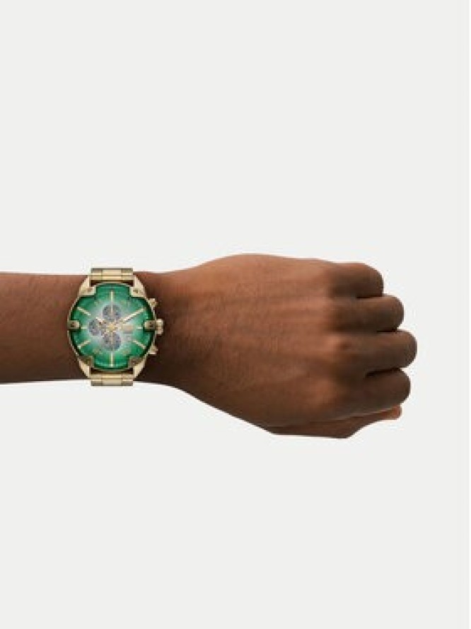 Diesel Zegarek Spiked DZ4685 Złoty