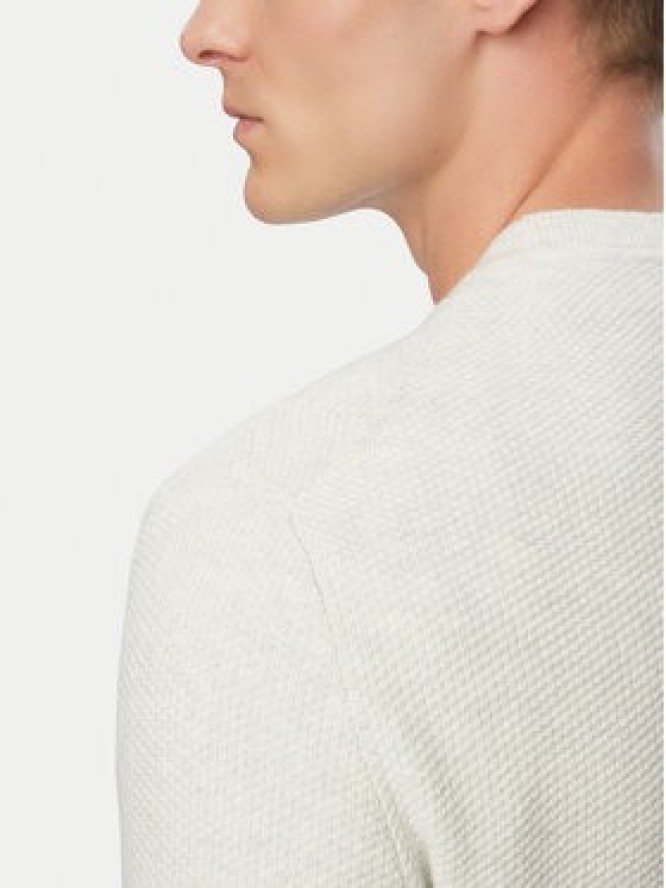 Calvin Klein Sweter LV04LF304G Szary Regular Fit