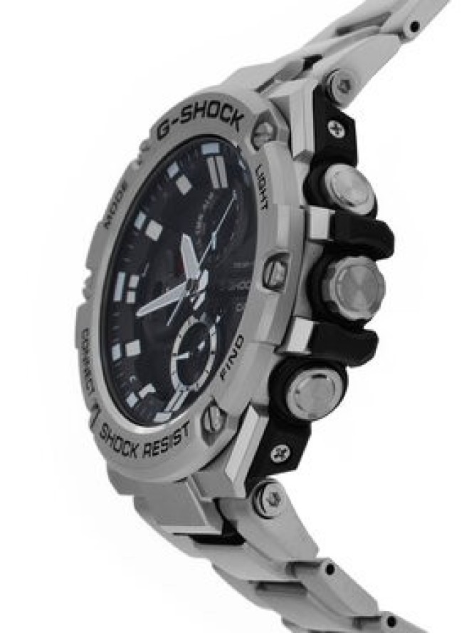 G-Shock Zegarek GST-B100D-1AER Srebrny
