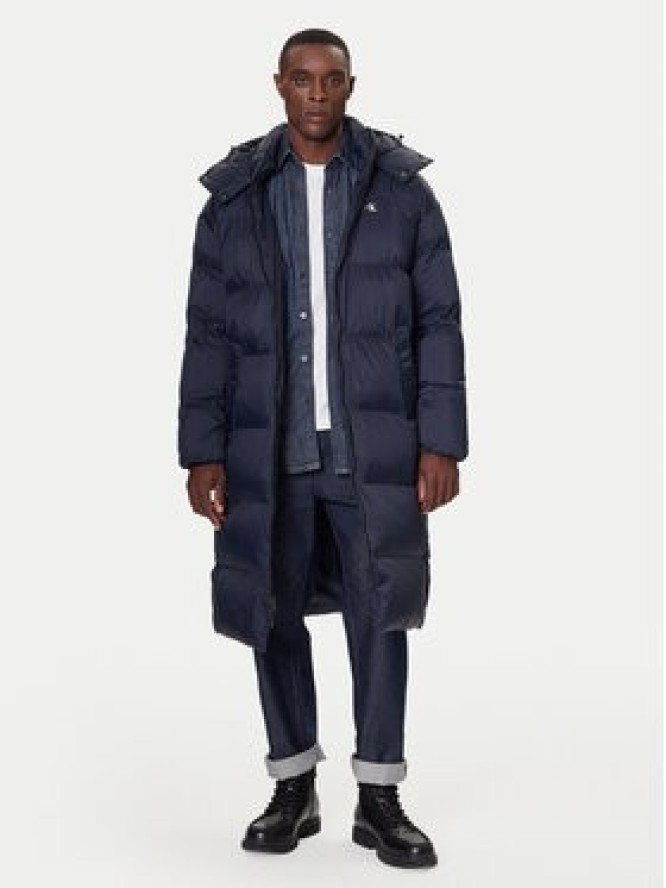 Calvin Klein Jeans Kurtka zimowa LV04RD518G Granatowy Regular Fit