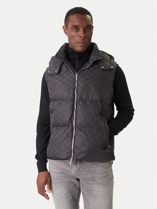 KARL LAGERFELD Kamizelka 505017 554504 Czarny Regular Fit