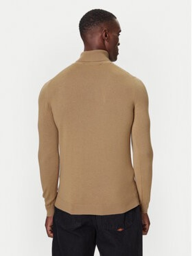 KARL LAGERFELD Golf 655058 554399 Beżowy Regular Fit