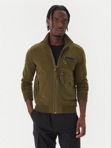 Aeronautica Militare Bluza 252FE2069UF00668 Zielony Regular Fit