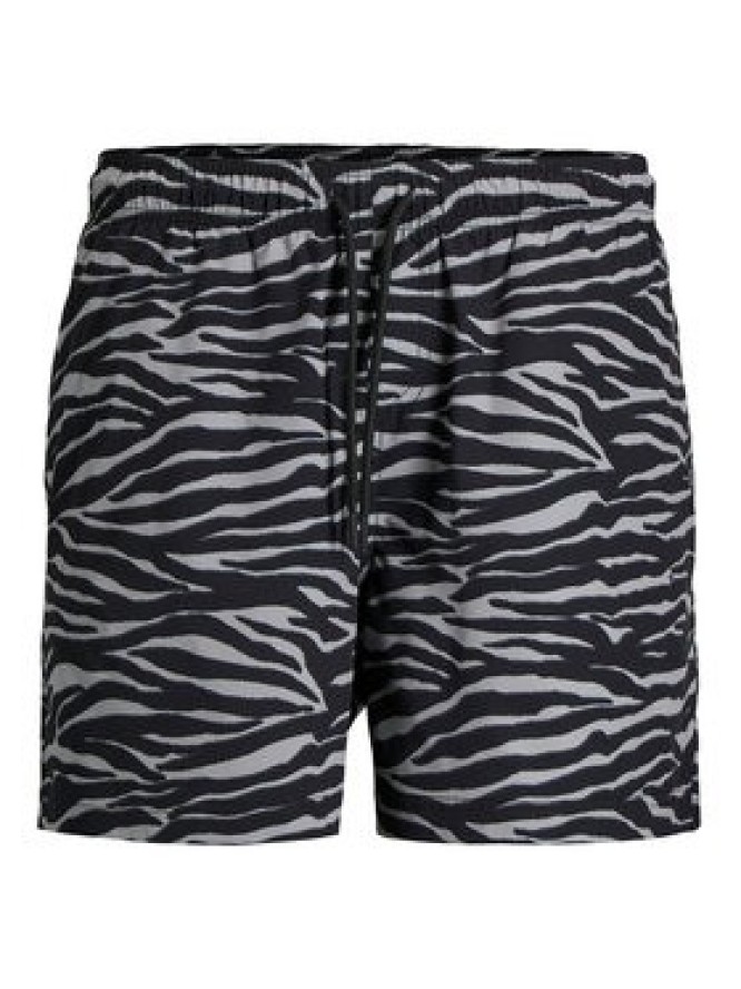 Jack & Jones Szorty kąpielowe Maui Shell 12291808 Czarny Regular Fit