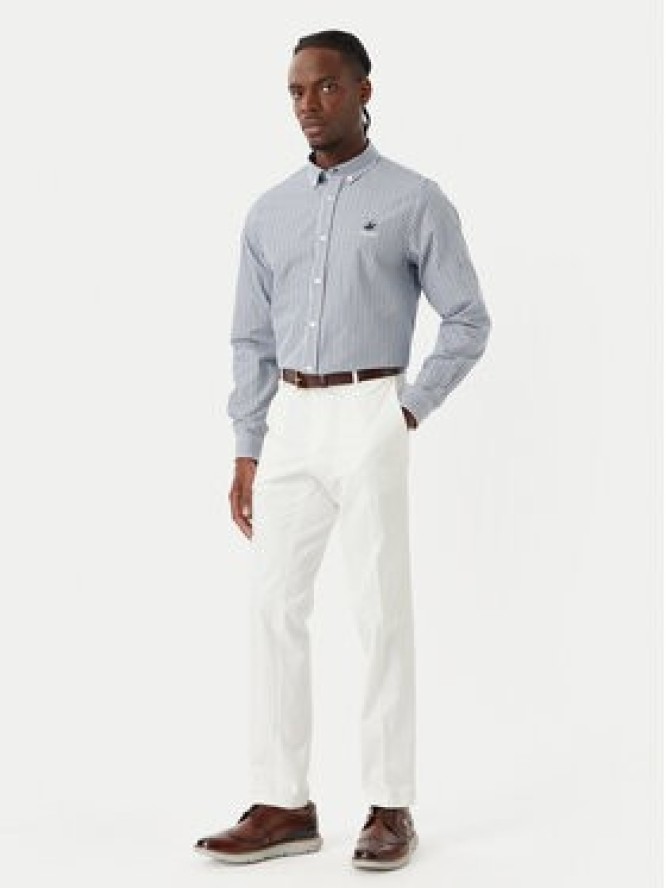 Beverly Hills Polo Club Koszula P-SS26M-BRASS Niebieski Regular Fit