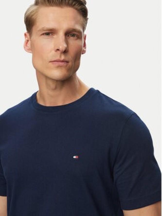 Tommy Hilfiger T-Shirt Ess Seasonal MW0MW39995 Granatowy Regular Fit