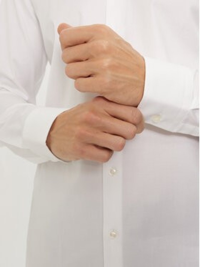 Boss Koszula 50491976 Biały Slim Fit