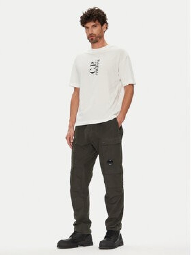 C.P. Company Spodnie materiałowe 19CMPA173A110324G Szary Regular Fit