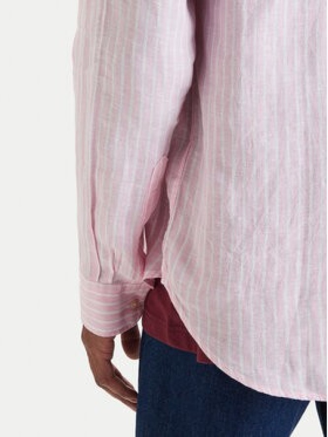 Tommy Hilfiger Koszula Bengal MW0MW42400 Różowy Regular Fit