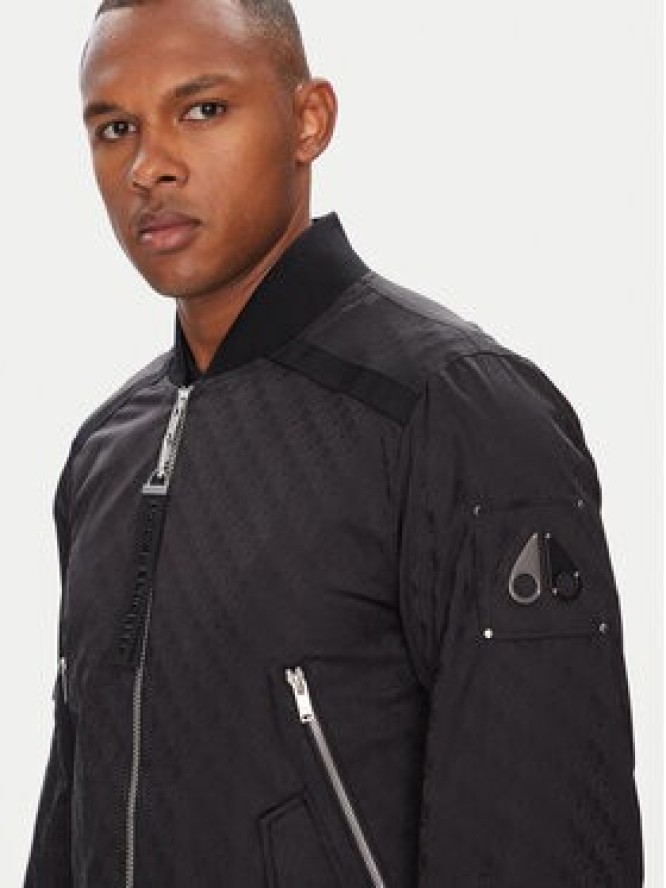 Moose Knuckles Kurtka bomber Courville M14MB003H Czarny Regular Fit