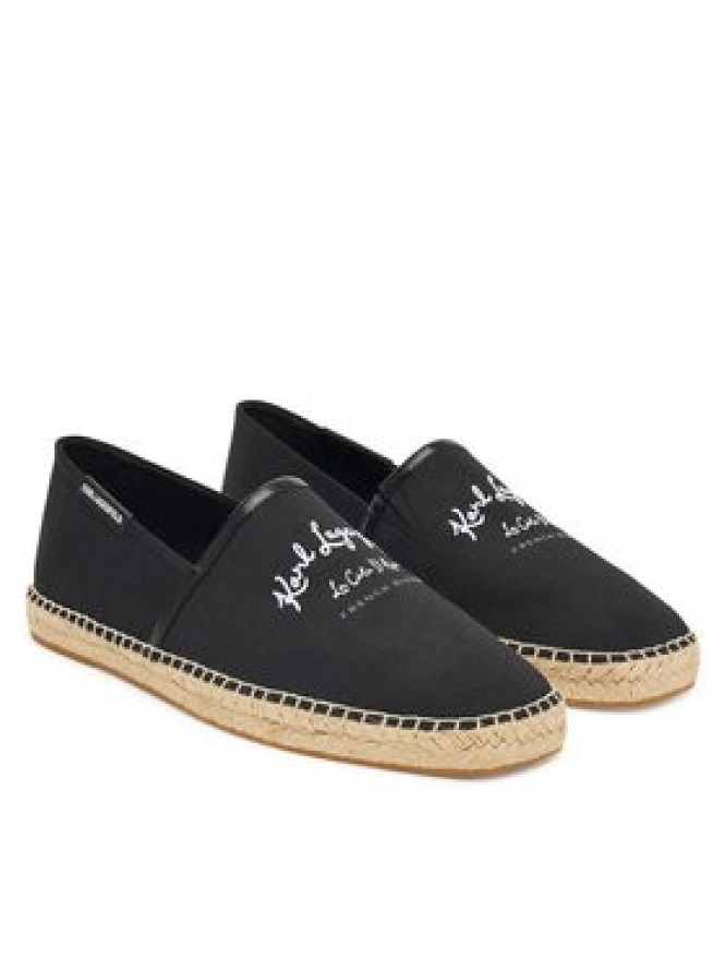 KARL LAGERFELD Espadryle KL70126 Czarny