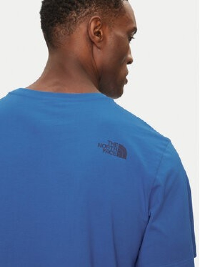 The North Face T-Shirt Easy NF0A8A6C Niebieski Regular Fit