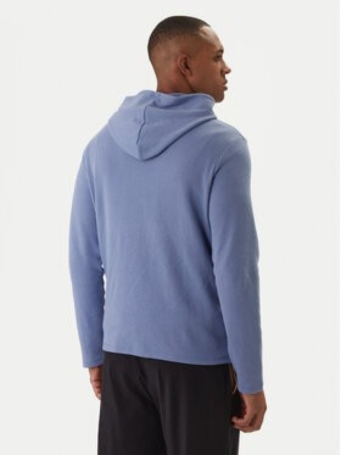 BOSS Bluza Waffle 50535885 Błękitny Regular Fit