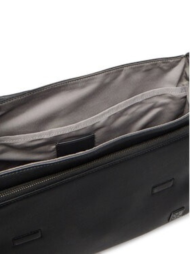 Calvin Klein Saszetka Emblem Hw Flap Messenger LV04D3299G Czarny