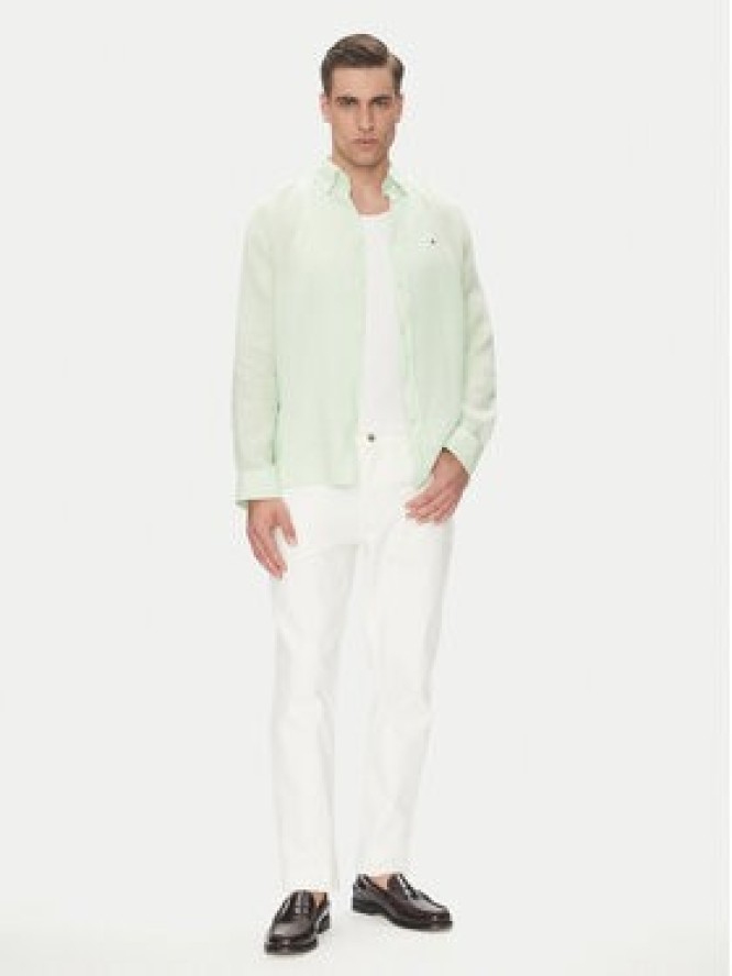 Tommy Hilfiger Koszula MW0MW34602 Zielony Regular Fit