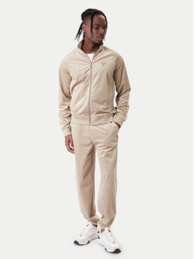 Guess Bluza Z6RQ01 KD612 Beżowy Regular Fit