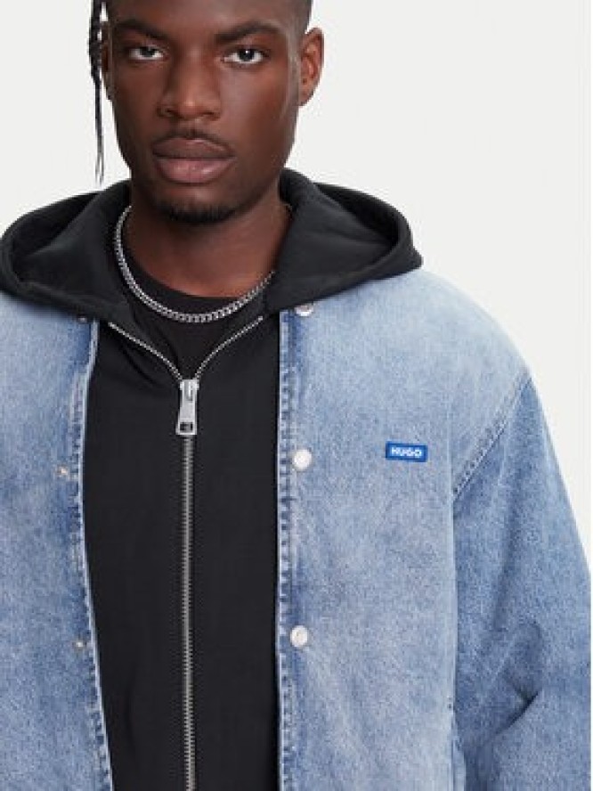 HUGO Kurtka jeansowa Enjo 50541735 Niebieski Relaxed Fit