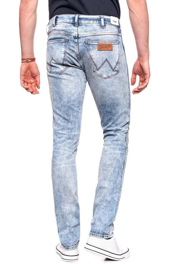SPODNIE MĘSKIE WRANGLER LARSTON SLASHED GOODS W18SMK10F 112127546