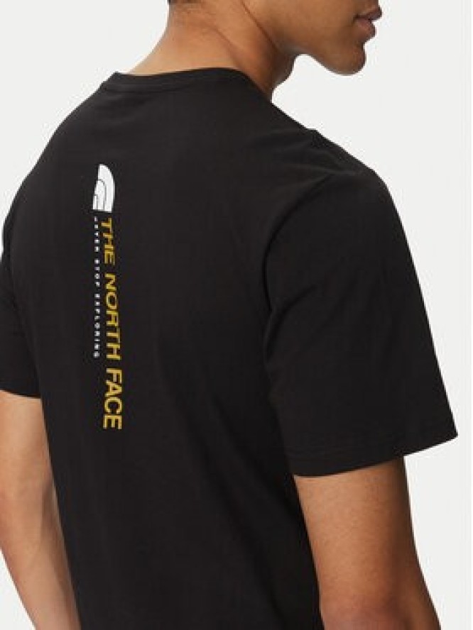 The North Face T-Shirt Vertical NF0A89FP Czarny Regular Fit