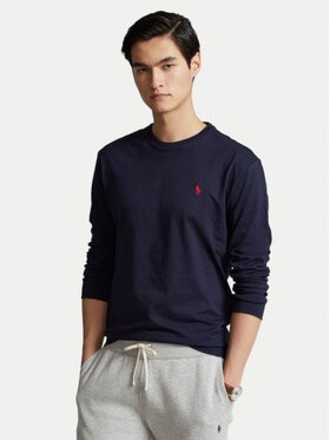 Polo Ralph Lauren Longsleeve Classics 710671468024 Granatowy Slim Fit