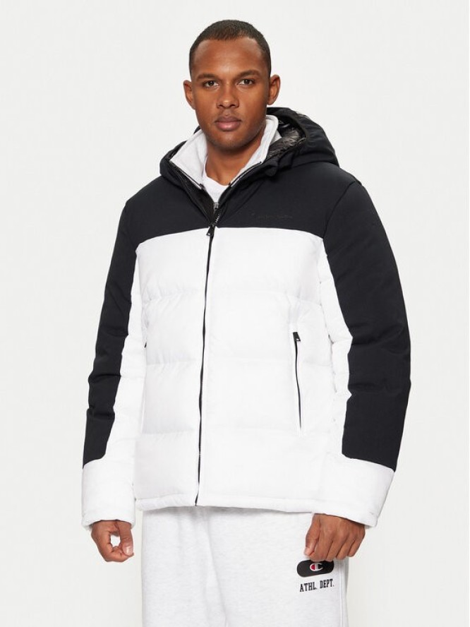 Champion Kurtka zimowa 220345 Biały Regular Fit
