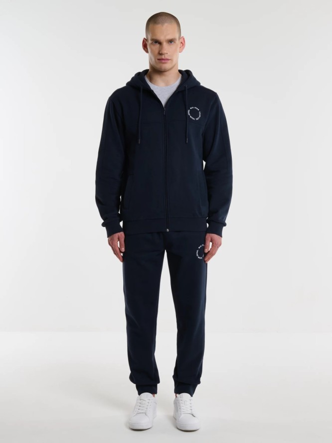 Bluza męska z kapturem granatowa Ajron 403/ Kersyn 403