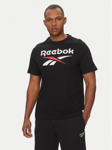 Reebok T-Shirt 100216166 Czarny Regular Fit