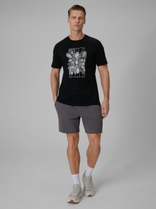 4F Spodenki dresowe męskie - szare S