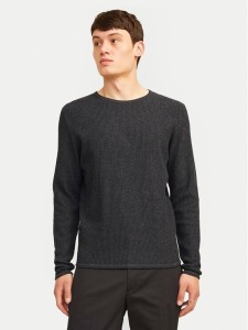 Jack & Jones Sweter Cooper 12258407 Szary Regular Fit