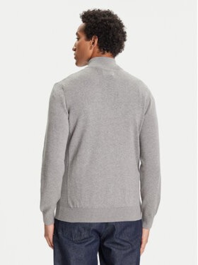Barbour Sweter Half Zip MKN1074GY52 Szary Regular Fit