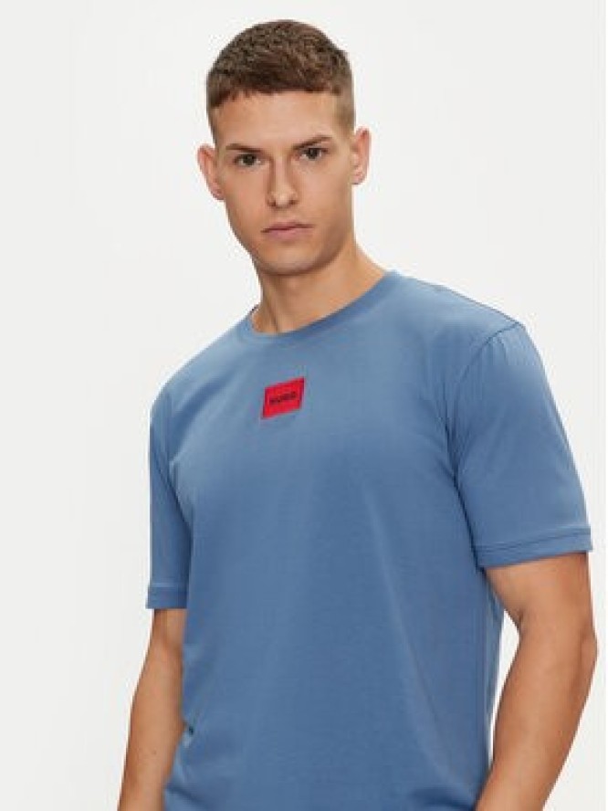 Hugo T-Shirt Diragolino212 50447978 Niebieski Regular Fit