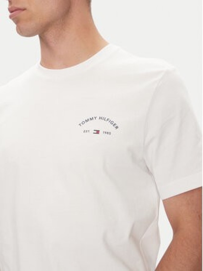 Tommy Hilfiger T-Shirt Hotel MW0MW39352 Biały Regular Fit