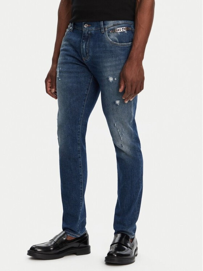 Dolce&Gabbana Jeansy GY07CD G8LN7 Granatowy Slim Fit