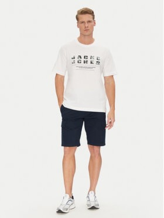 Jack & Jones T-Shirt Recharge 12274716 Biały Relaxed Fit